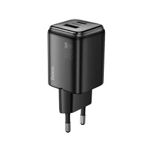 Incarcator de retea Hoco N53 Monsoon PD30W+QC3.0 charger [Black]